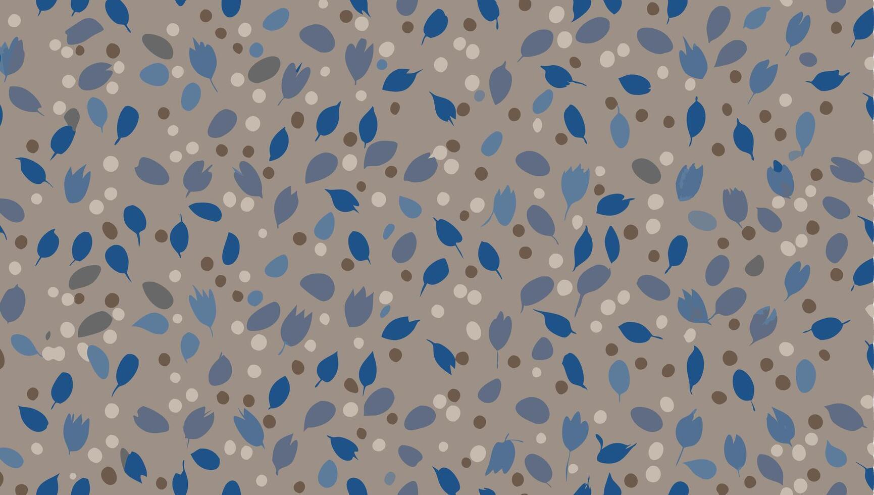 Hand painted monochromatic terrazzo pattern design vector