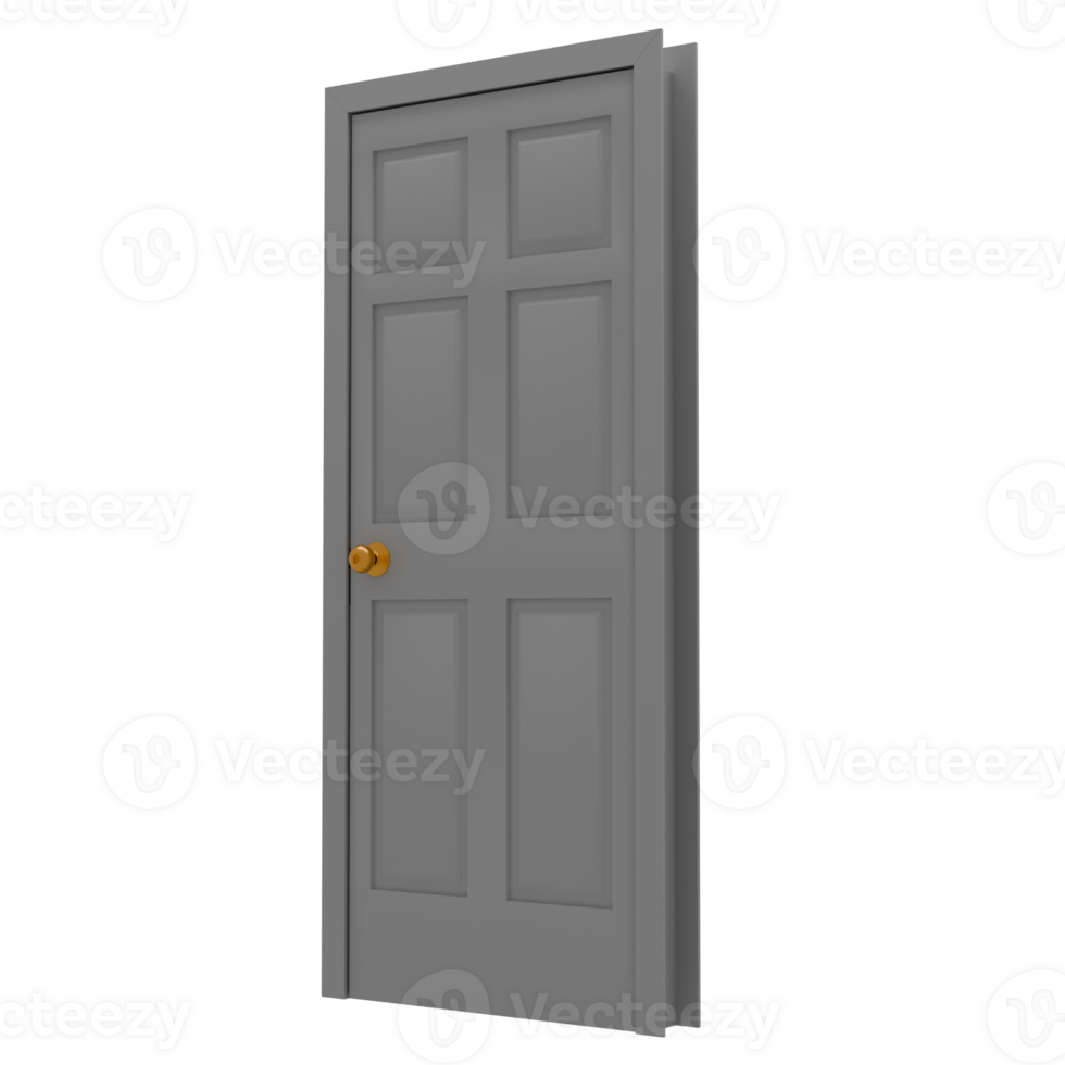 A door with a golden handle is shown png