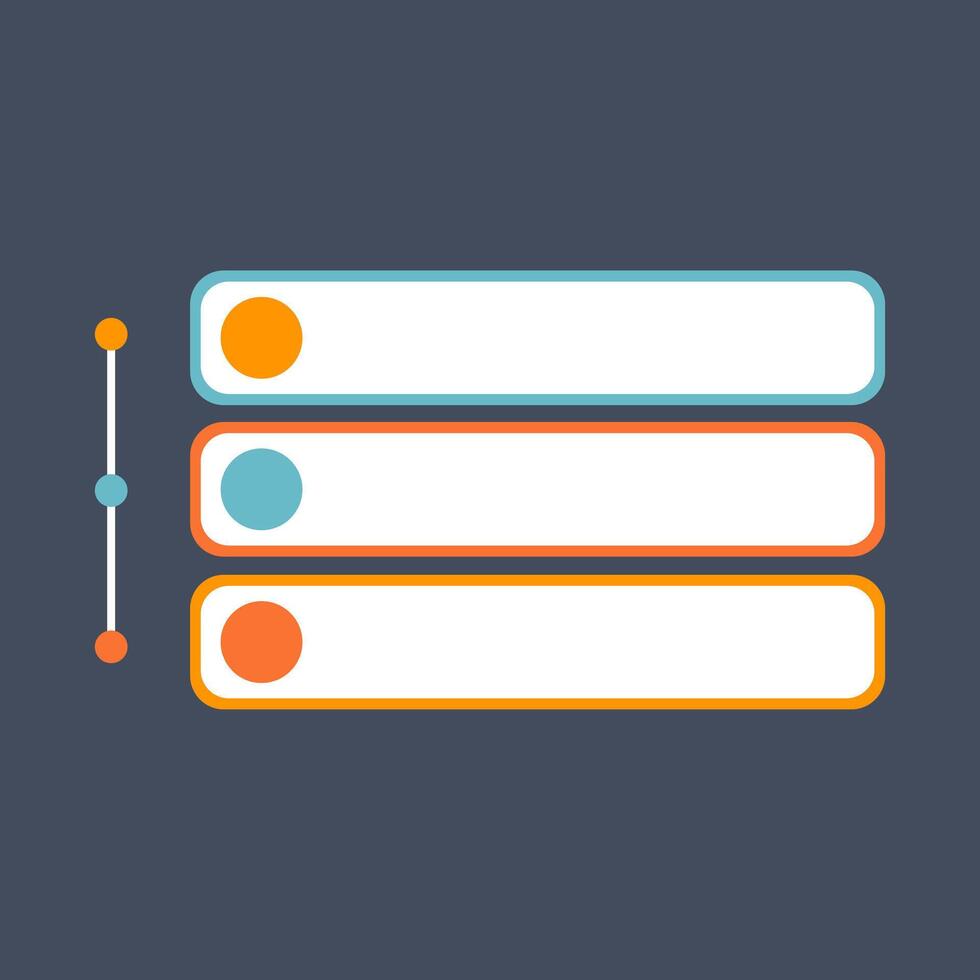 Infographic Flowchart for Business and Education Presentation vector
