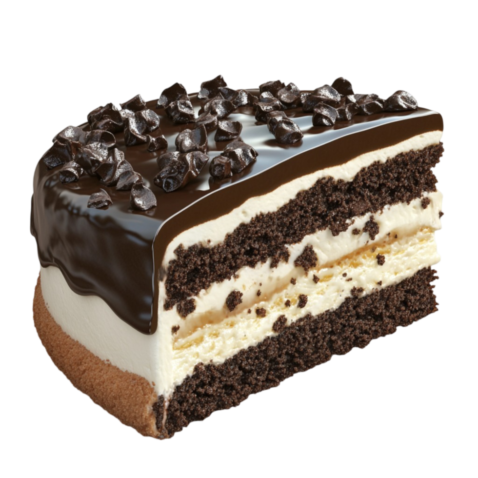 Slice of Chocolate Cake png
