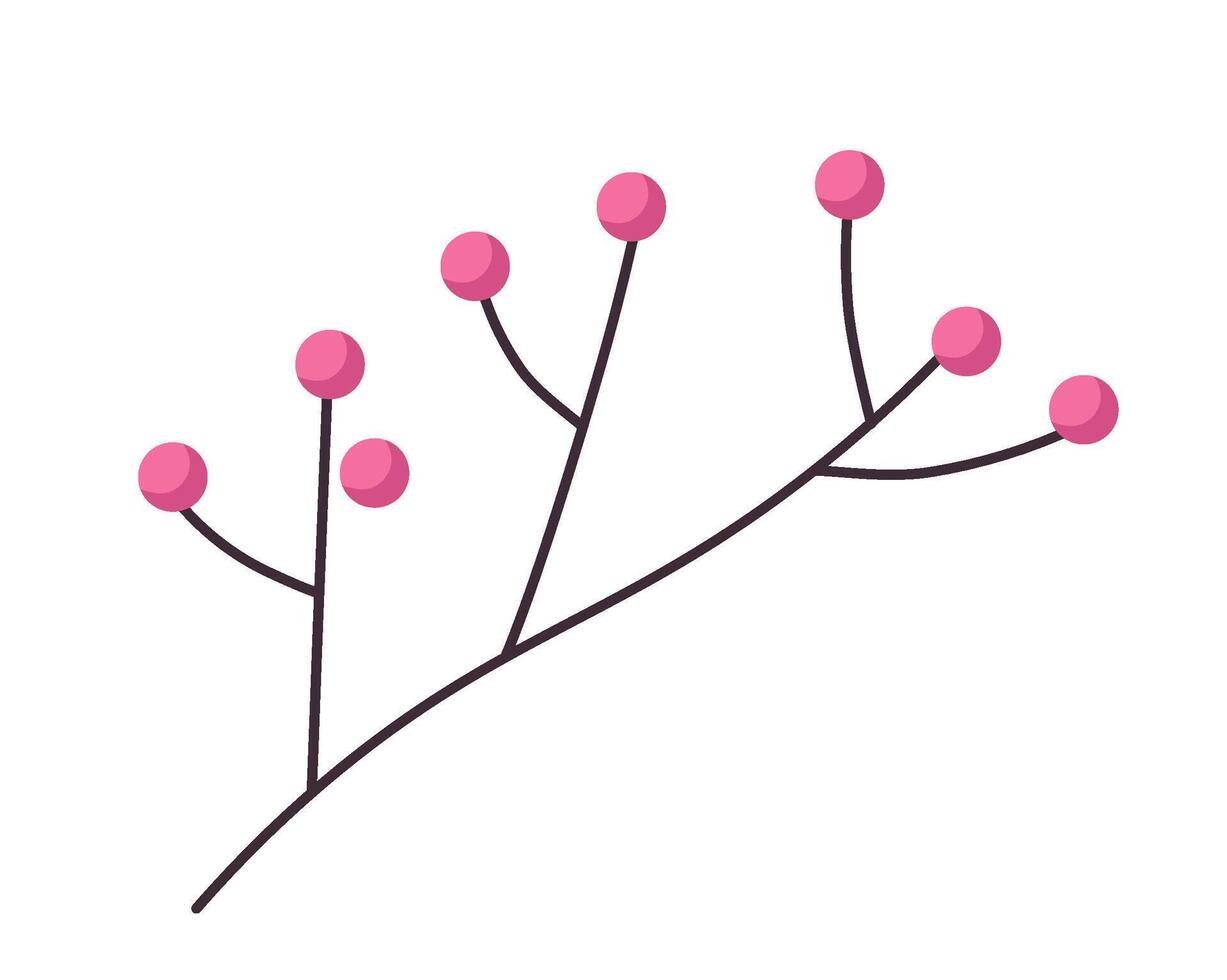 Minimalist Floral Branch illustration vector