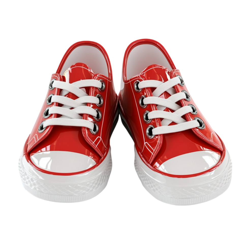 Pair of Red Sneakers png