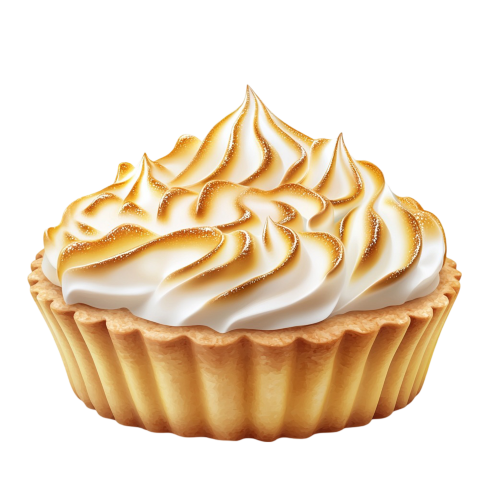 Swirled Lemon Cream Tart png
