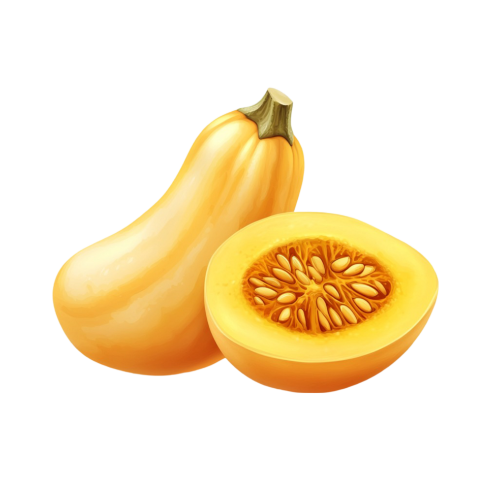 butternut squash isolated png