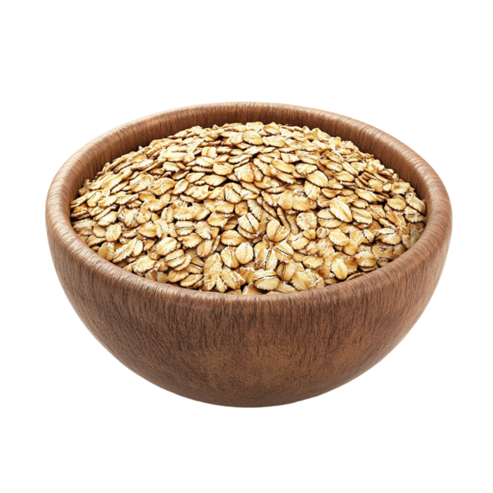 a bowl of oats png