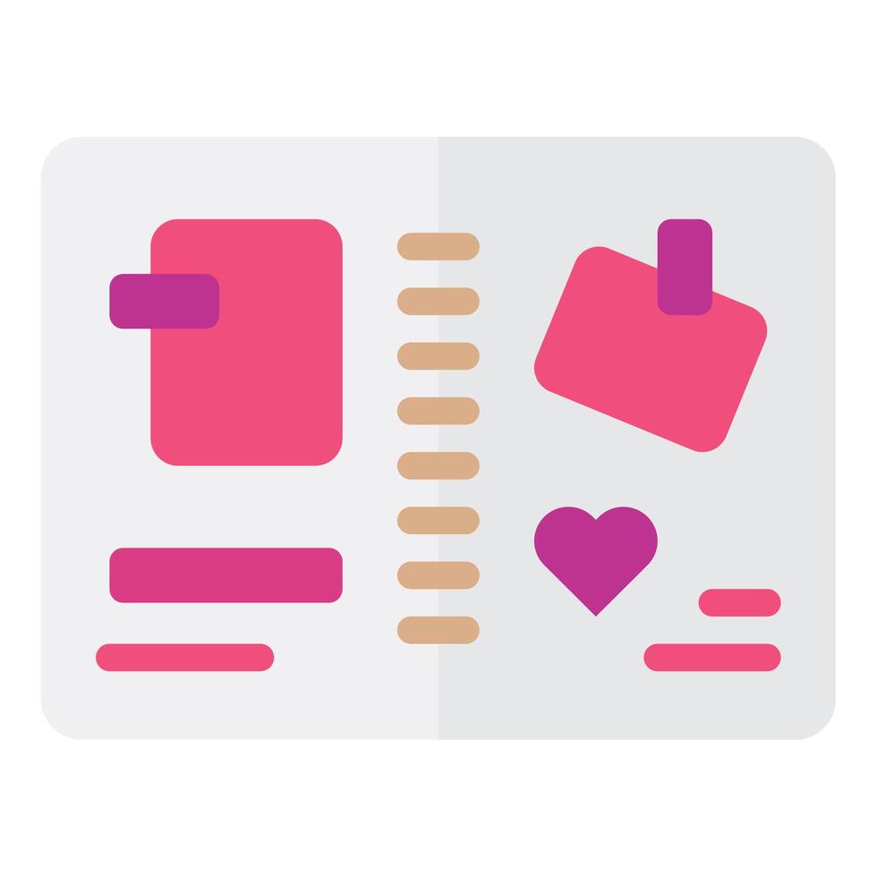 Scrapbooking Hobby object icon illustration vector