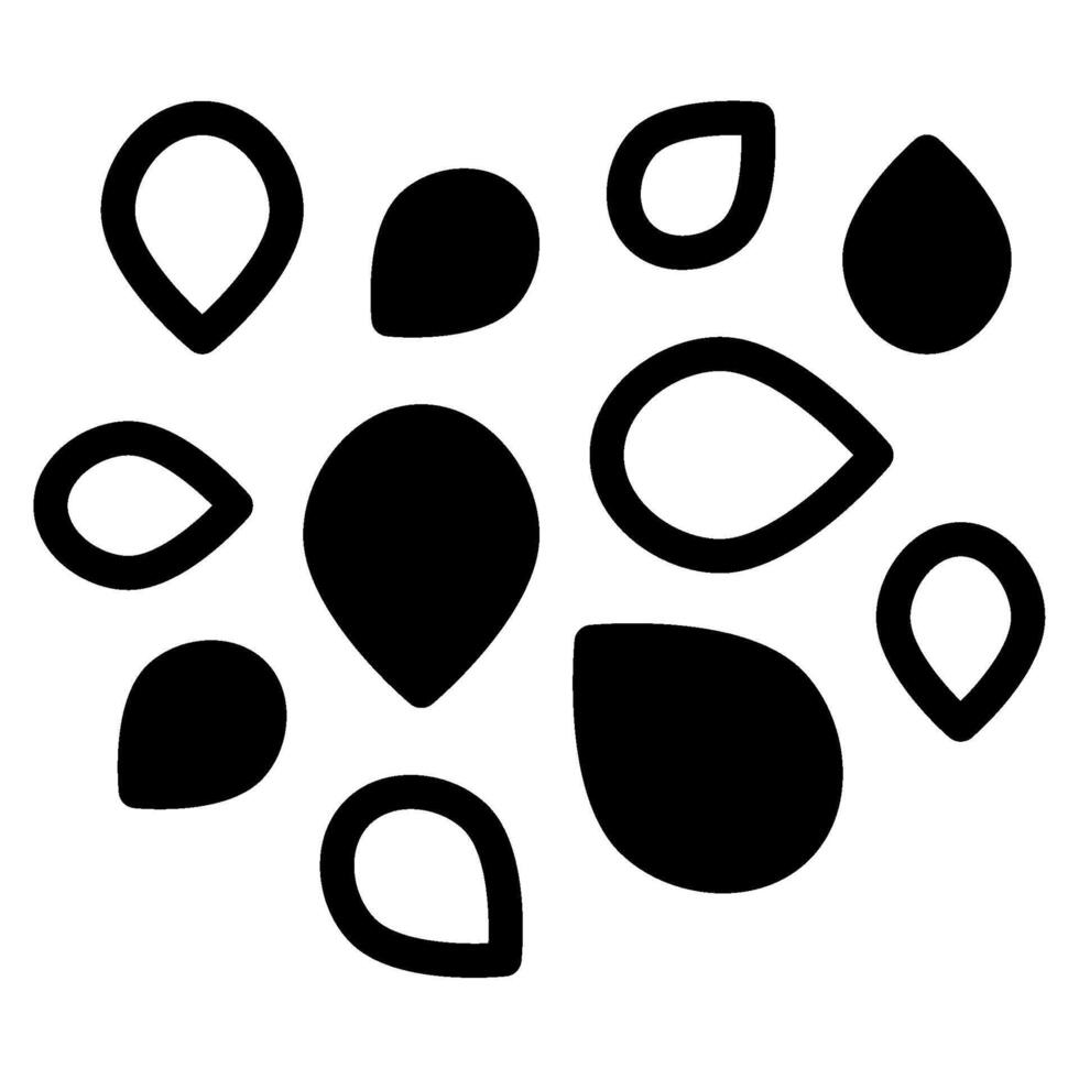 Sesame Seeds Asian Food icon illustration vector