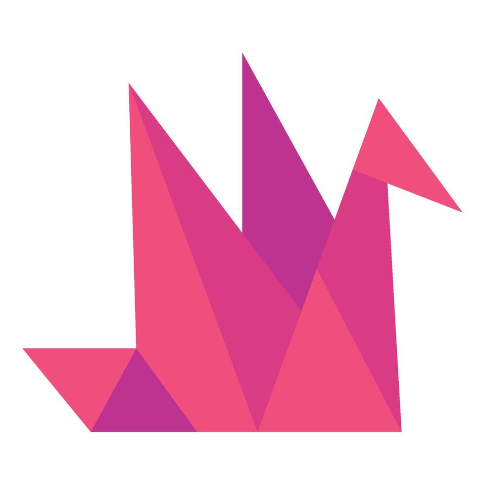 Origami Hobby object icon illustration vector