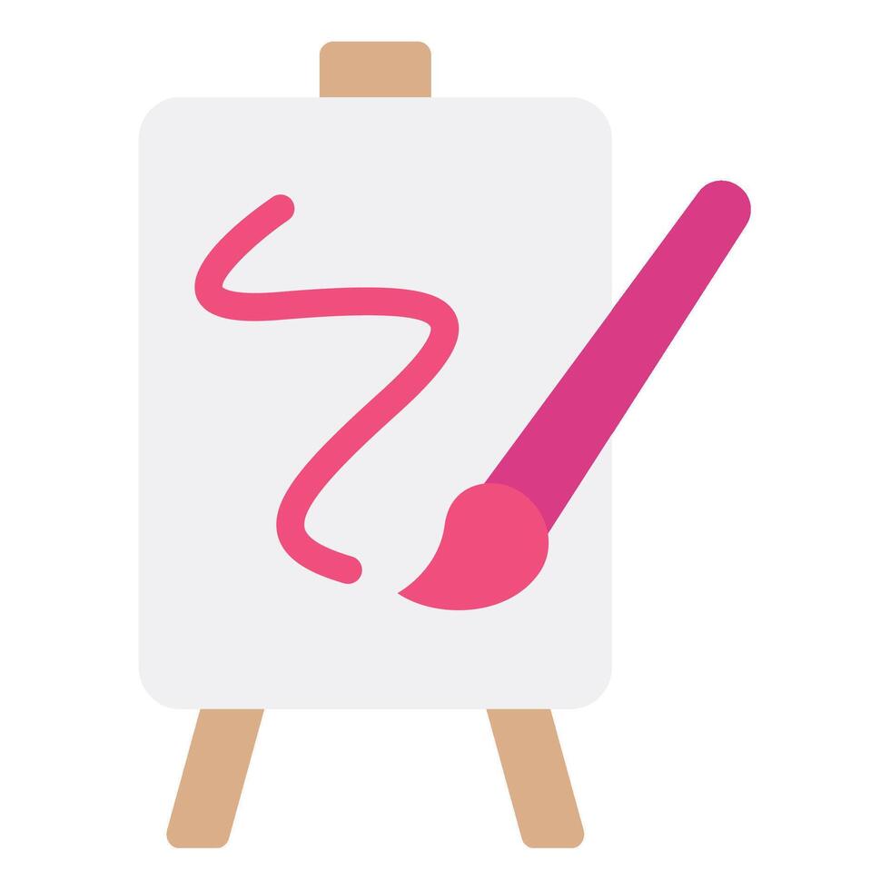 Painting Hobby object icon illustration vector