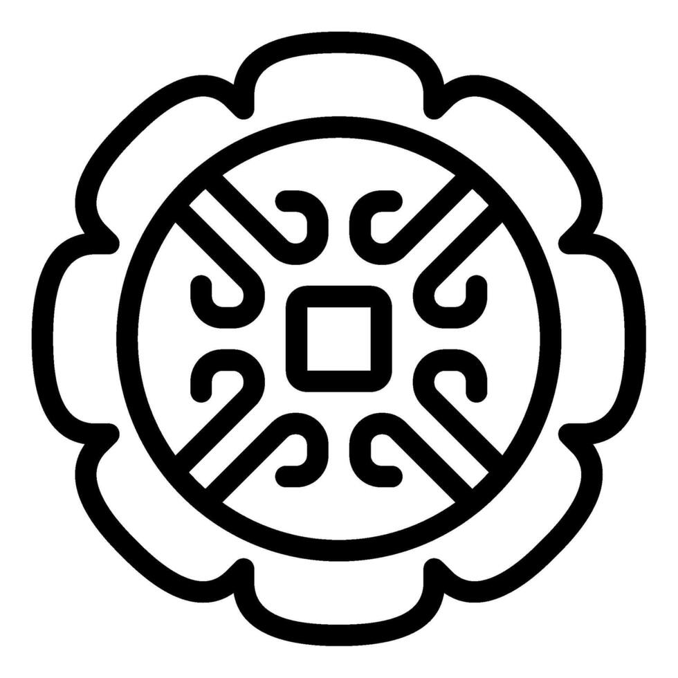 Moon Chinese New Year icon Illustration vector
