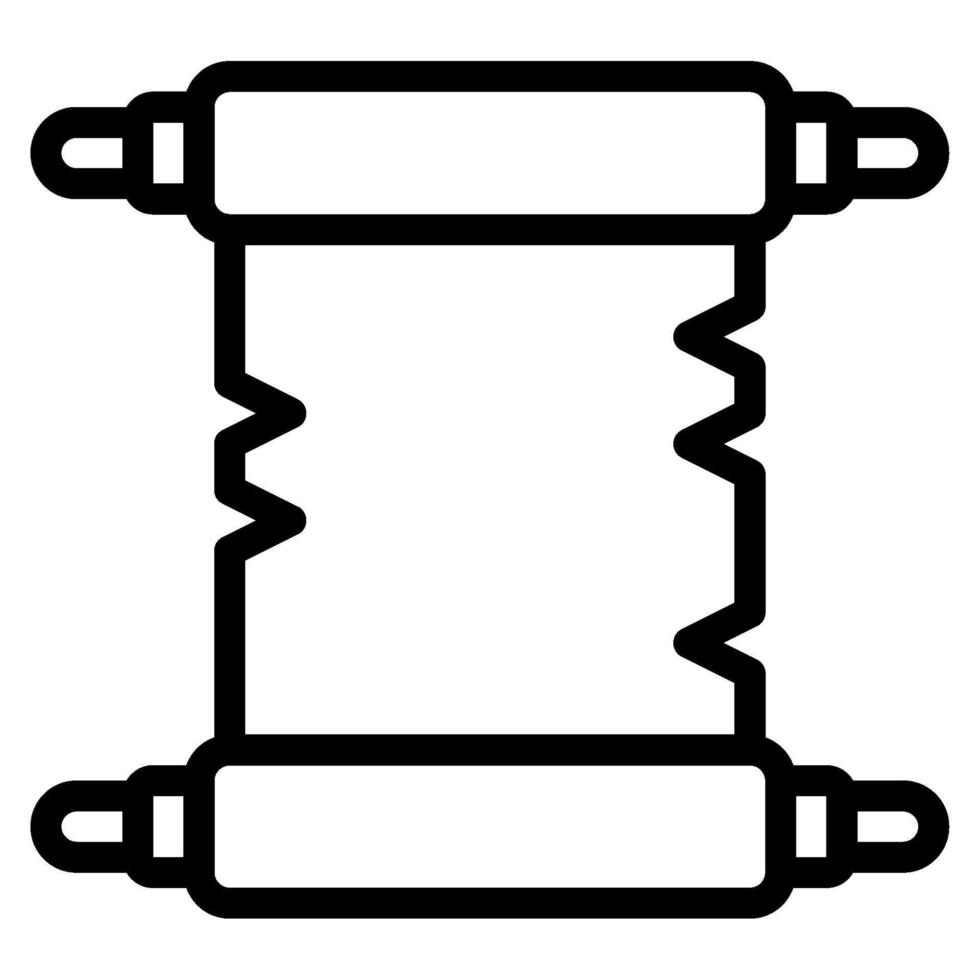 Scroll Chinese New Year icon Illustration vector