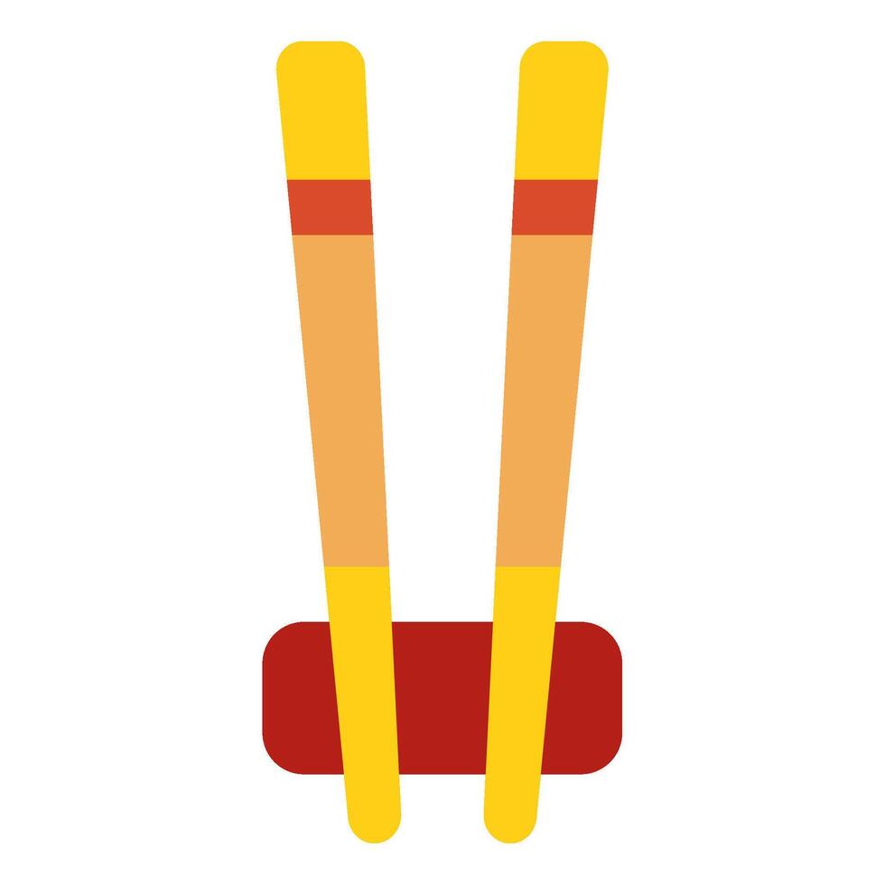 Chopsticks Chinese New Year icon Illustration vector