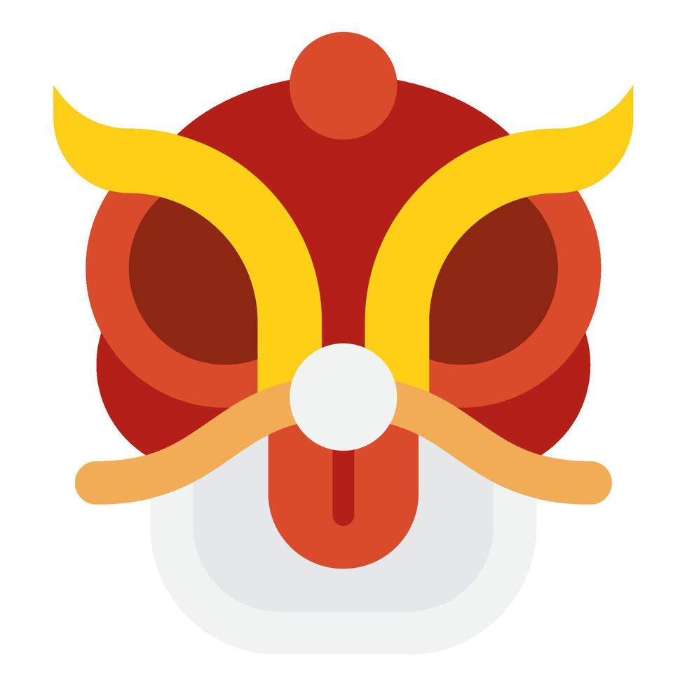 Dragon Chinese New Year icon Illustration vector