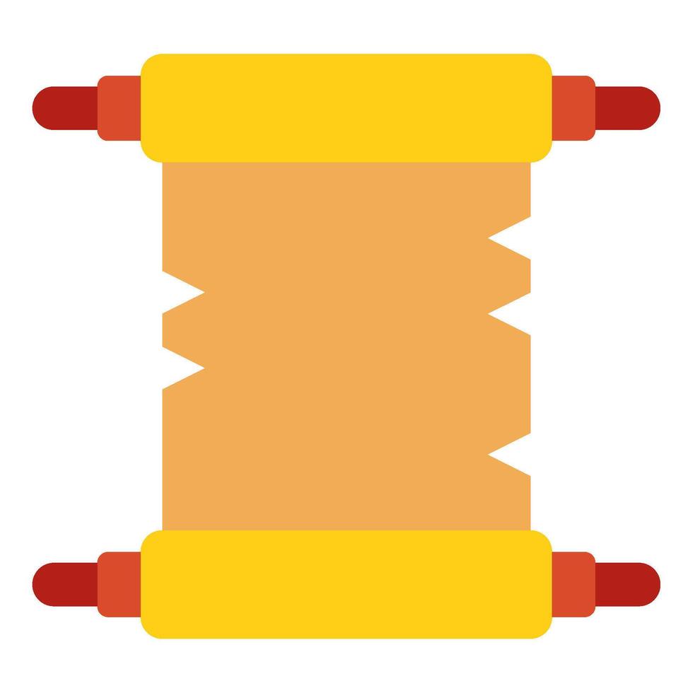Scroll Chinese New Year icon Illustration vector