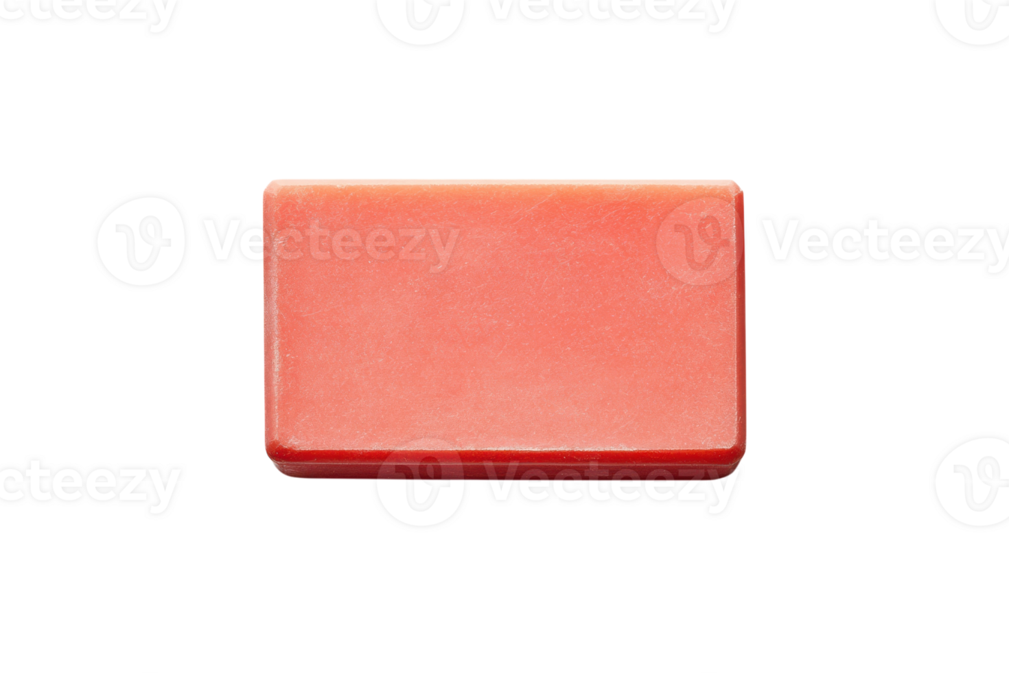Natural red soap bar displayed on a clean surface for skincare and personal hygiene png