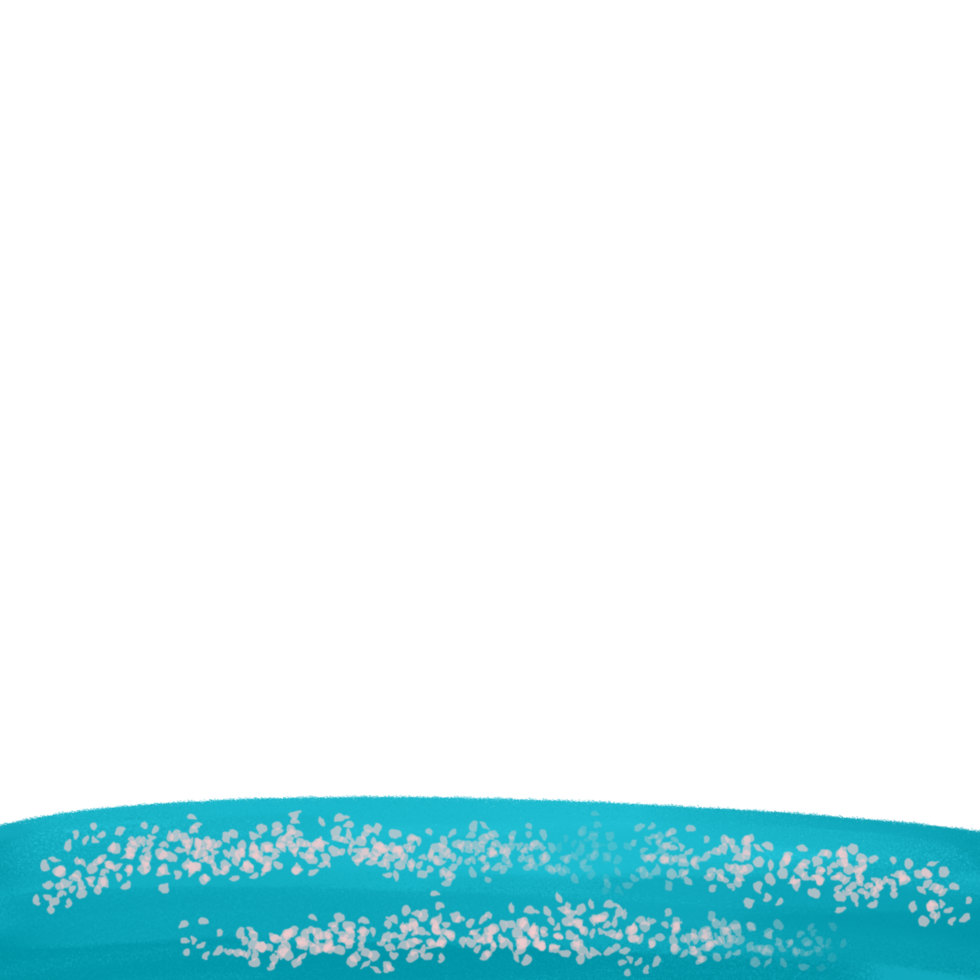 Turquois Flowers Landscape png