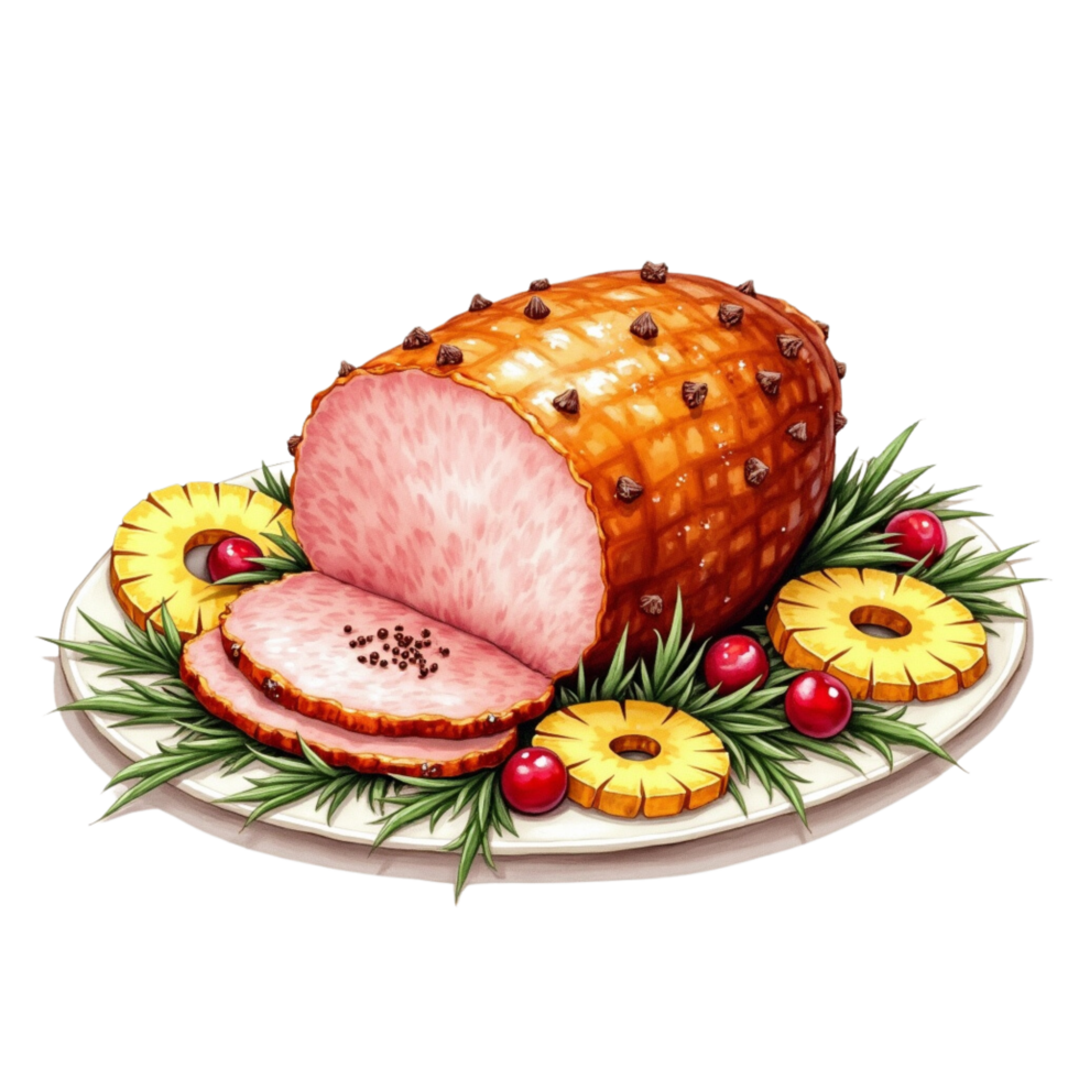 Christmas Holiday Ham png