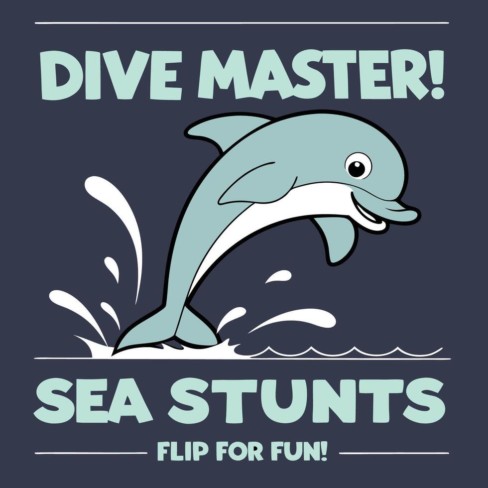 DIVE MASTER SEA STUNTS vector