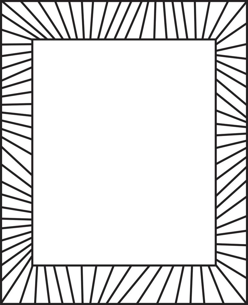 Mosaic photo frame or border. Empty space for text or picture. Light blue, red, green and yellow colors vector