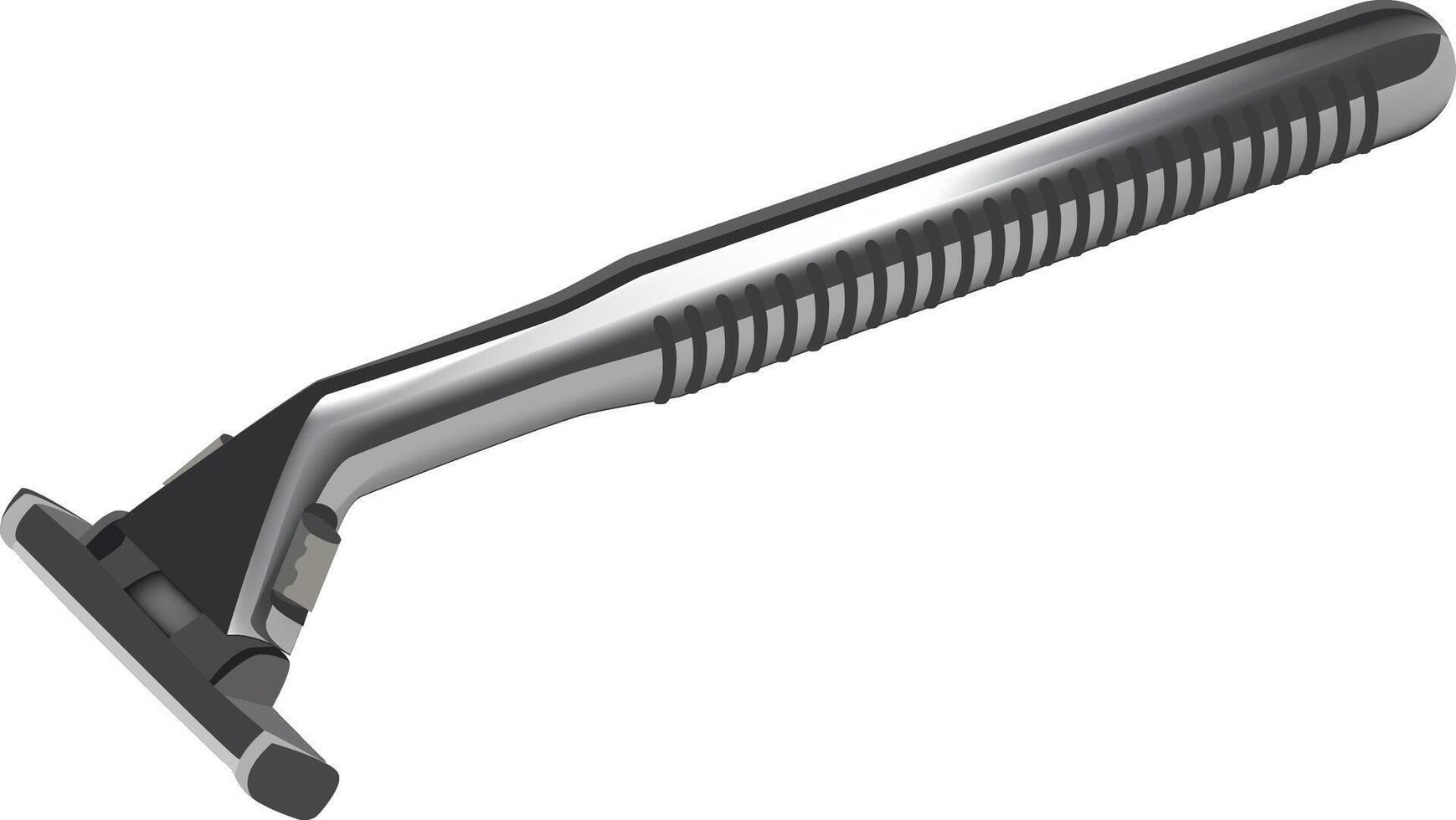 male razor for disposable beard cut- vector