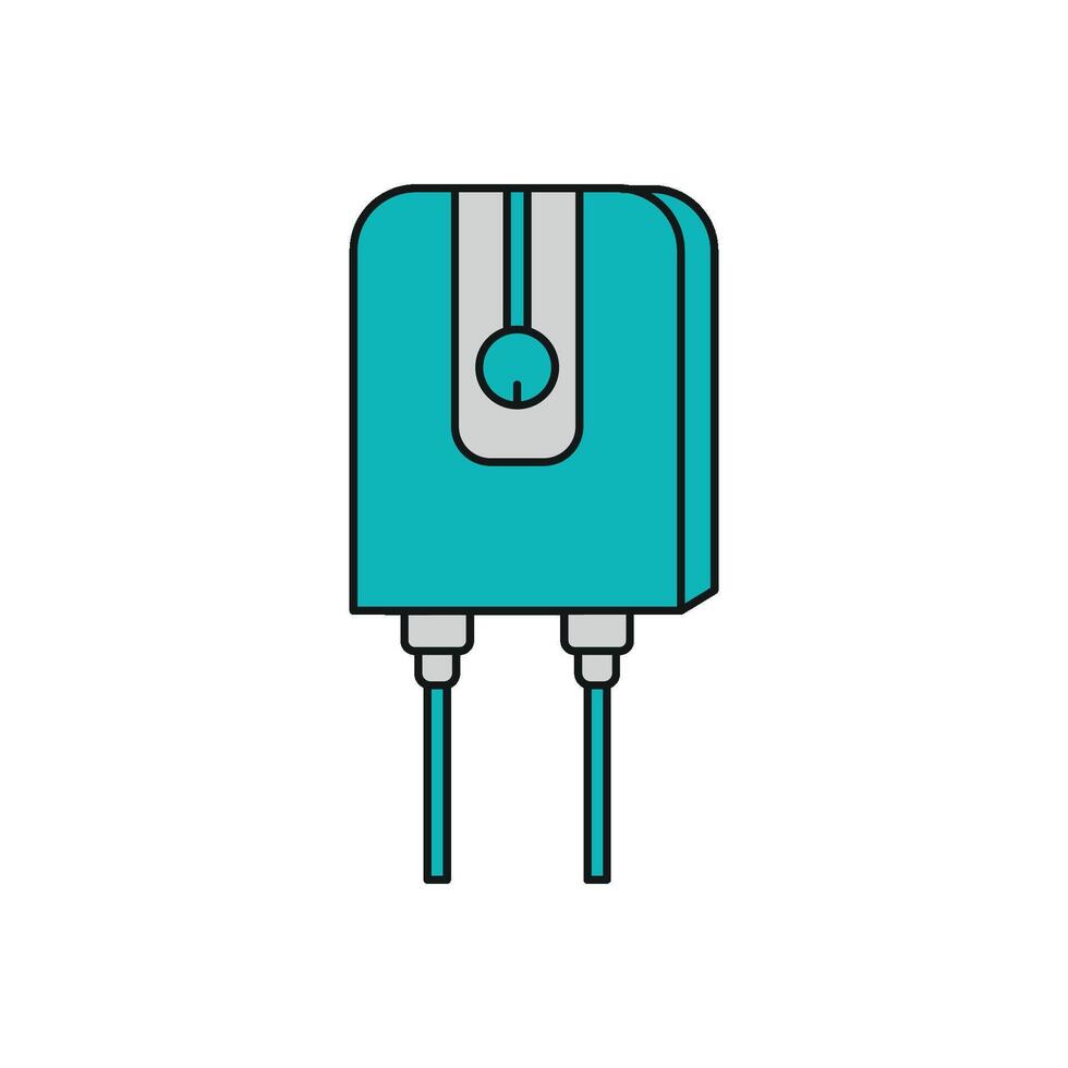Water heater icon design showcasing a simple and modern concept graphic vector