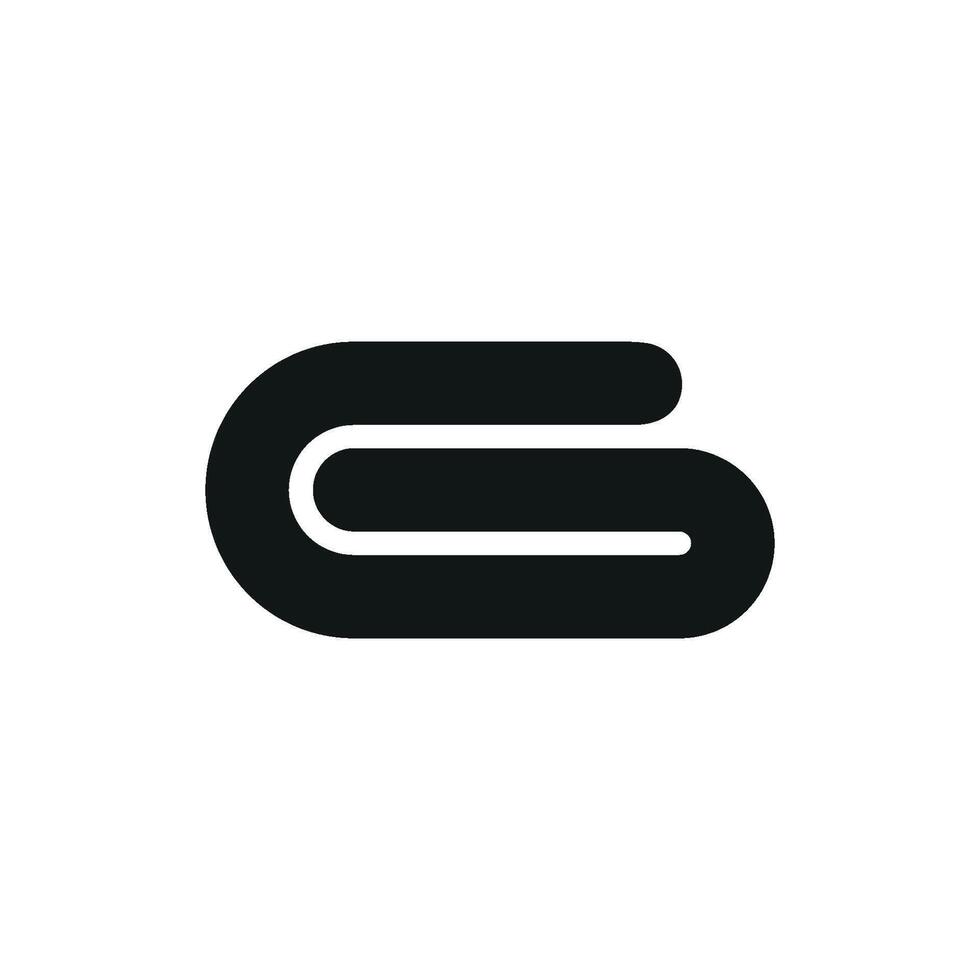 Towel graphic design focused on a modern and simple icon concept vector