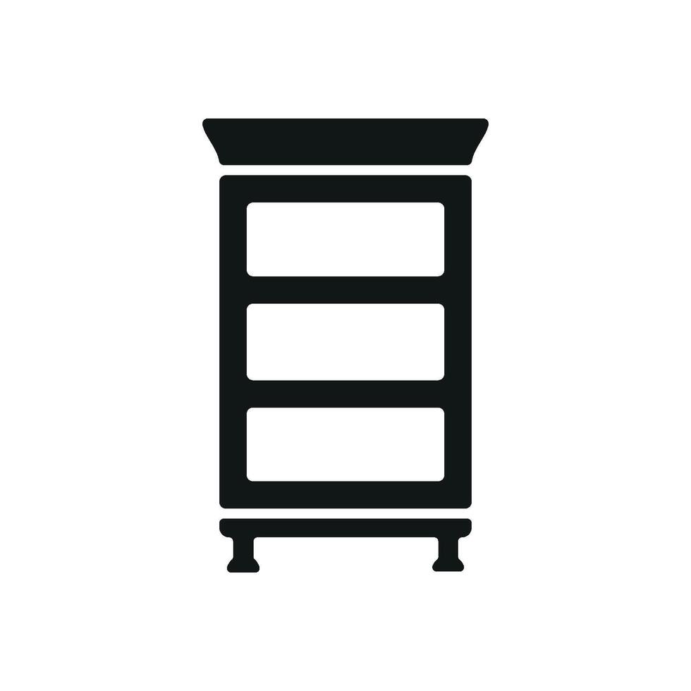 Book shelf icon design combining practicality with a chic modern flair concept graphic vector