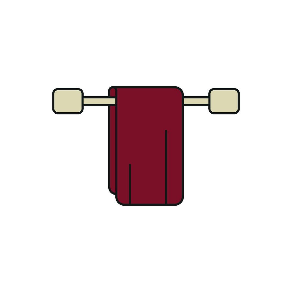 Icon concept displayed in a modern and simple towel graphic design vector