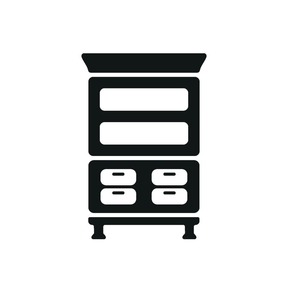 Book shelf icon design celebrating simplicity and innovative artistry concept graphic vector