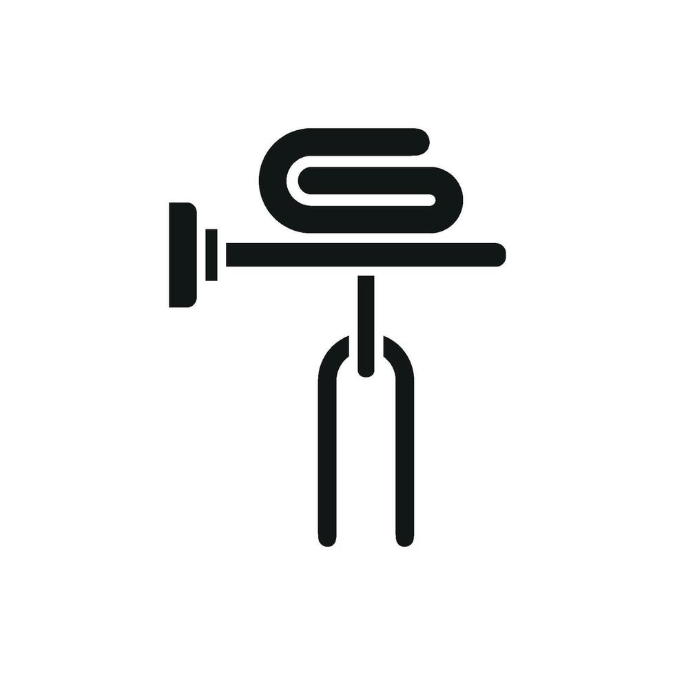 Towel concept highlighted through a simple and modern icon design graphic vector