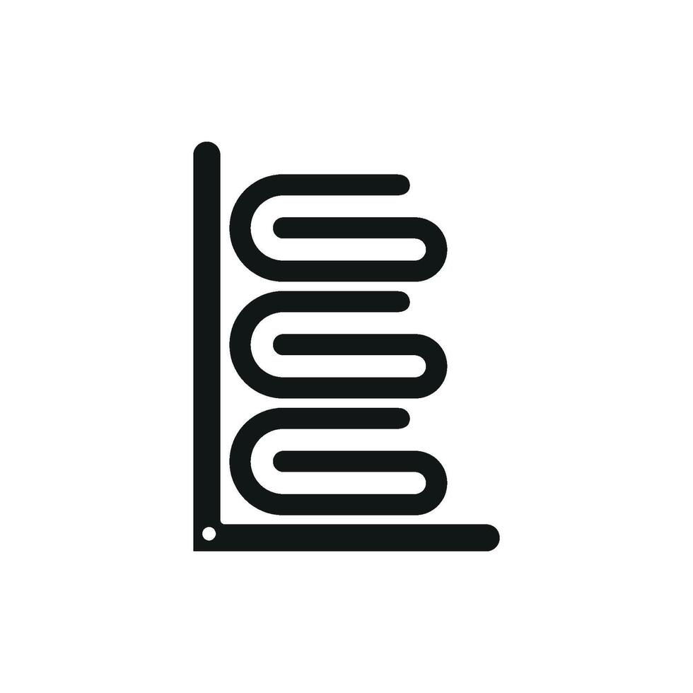 Towel icon graphic expressing a simple modern design concept vector