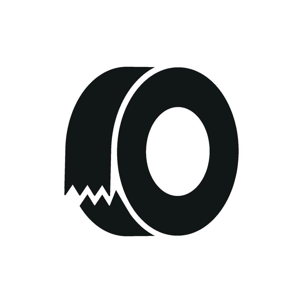 Tape icon design crafted for a futuristic yet timeless appearance concept graphic vector