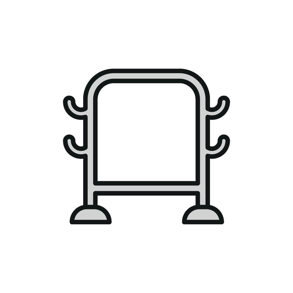 Hanger icon design showcasing a simple and modern concept graphic vector