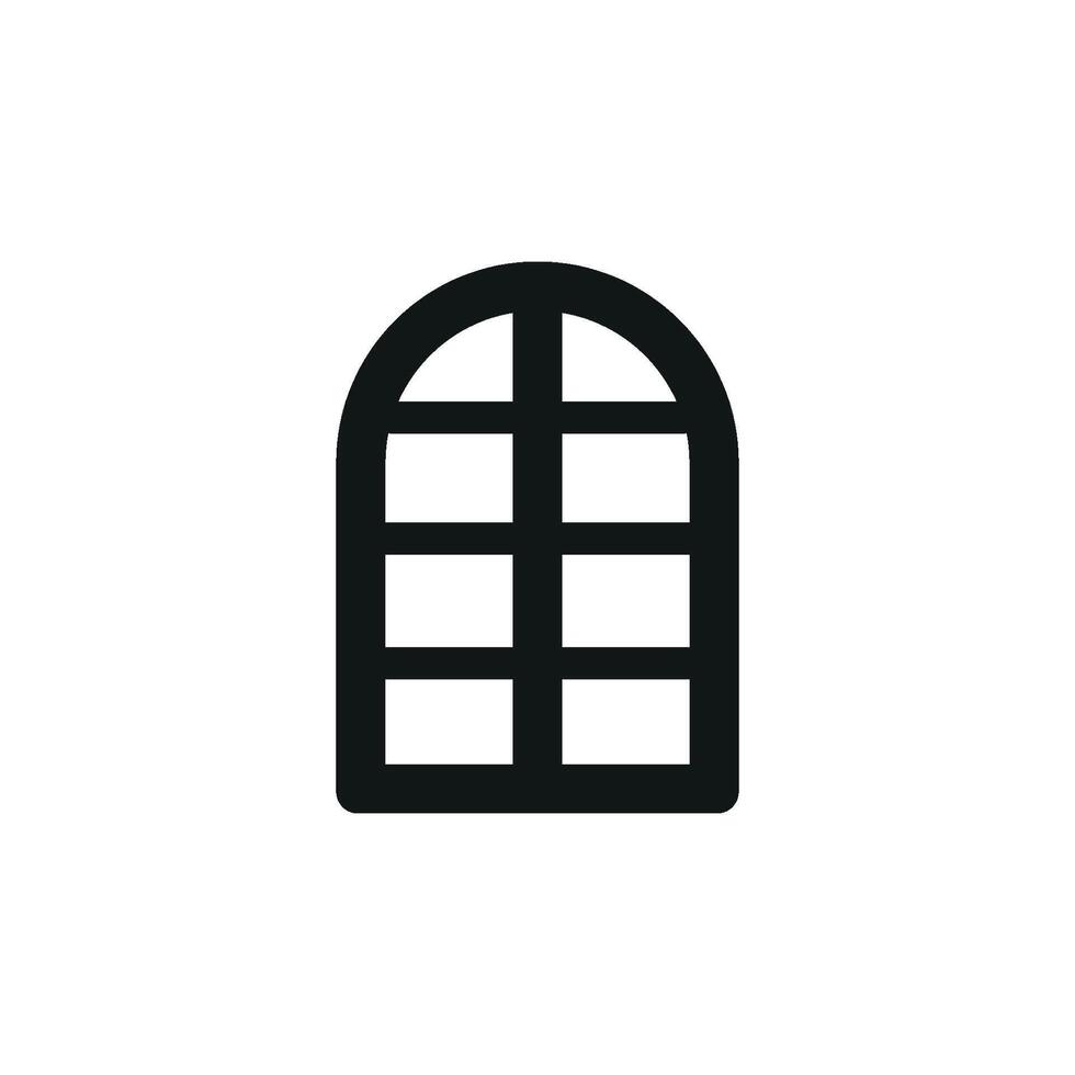 Window icon design highlighting simplicity and innovative creativity concept graphic vector