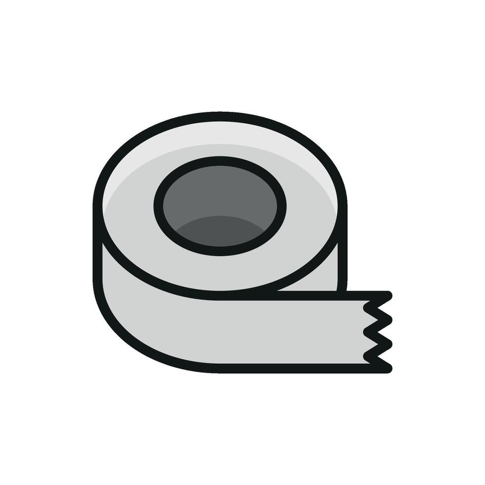 Tape icon design highlighting clarity and innovative creativity concept graphic vector