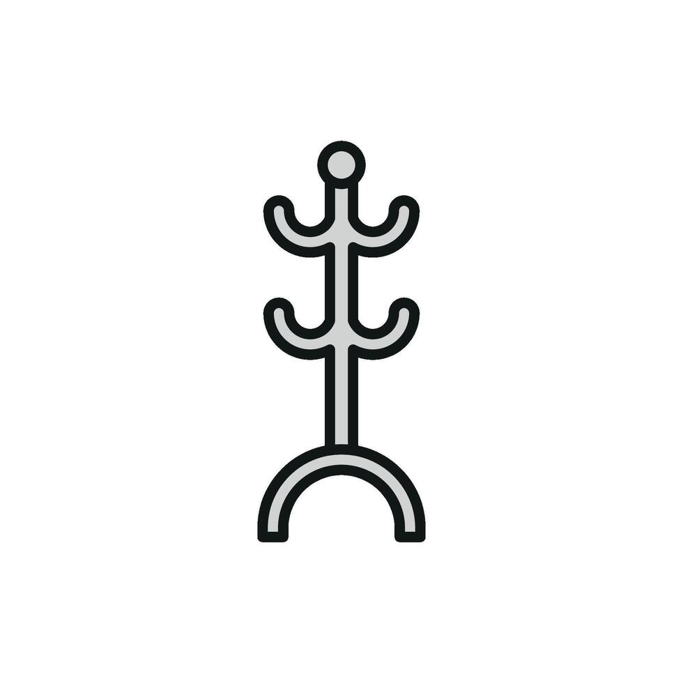 Hanger icon graphic expressing a simple modern design concept vector