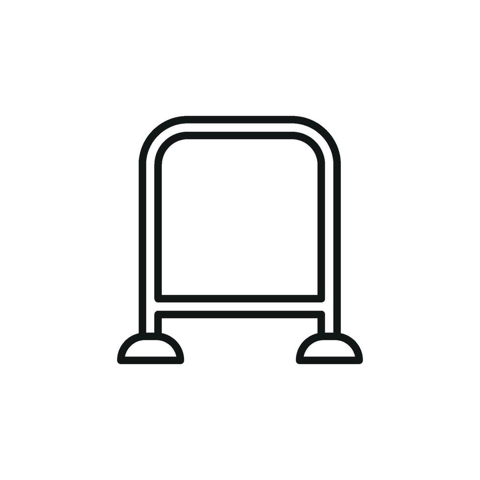 Icon design illustrating a modern and simple hanger concept graphic vector