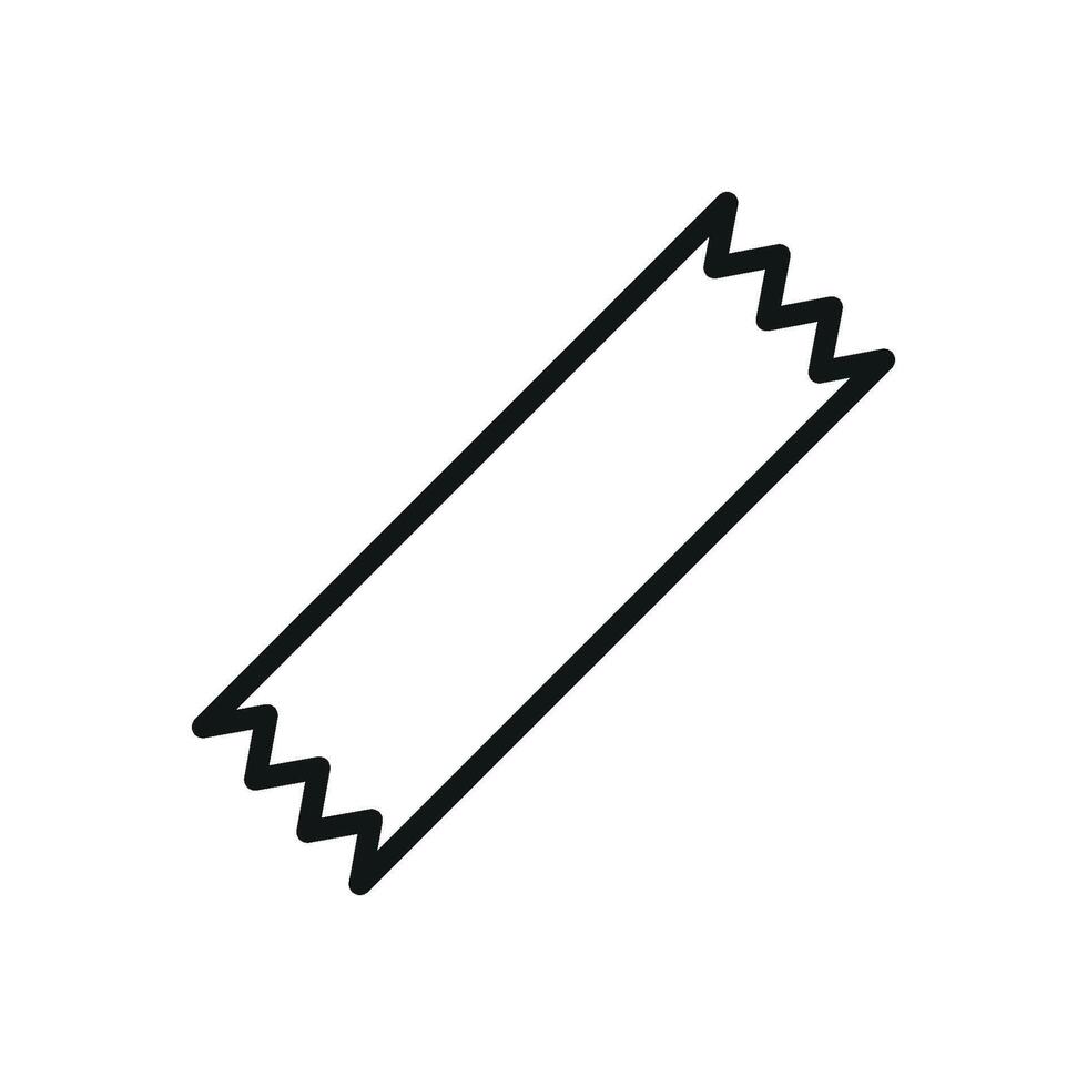 Tape icon design showcasing a sleek and minimalist aesthetic concept graphic vector