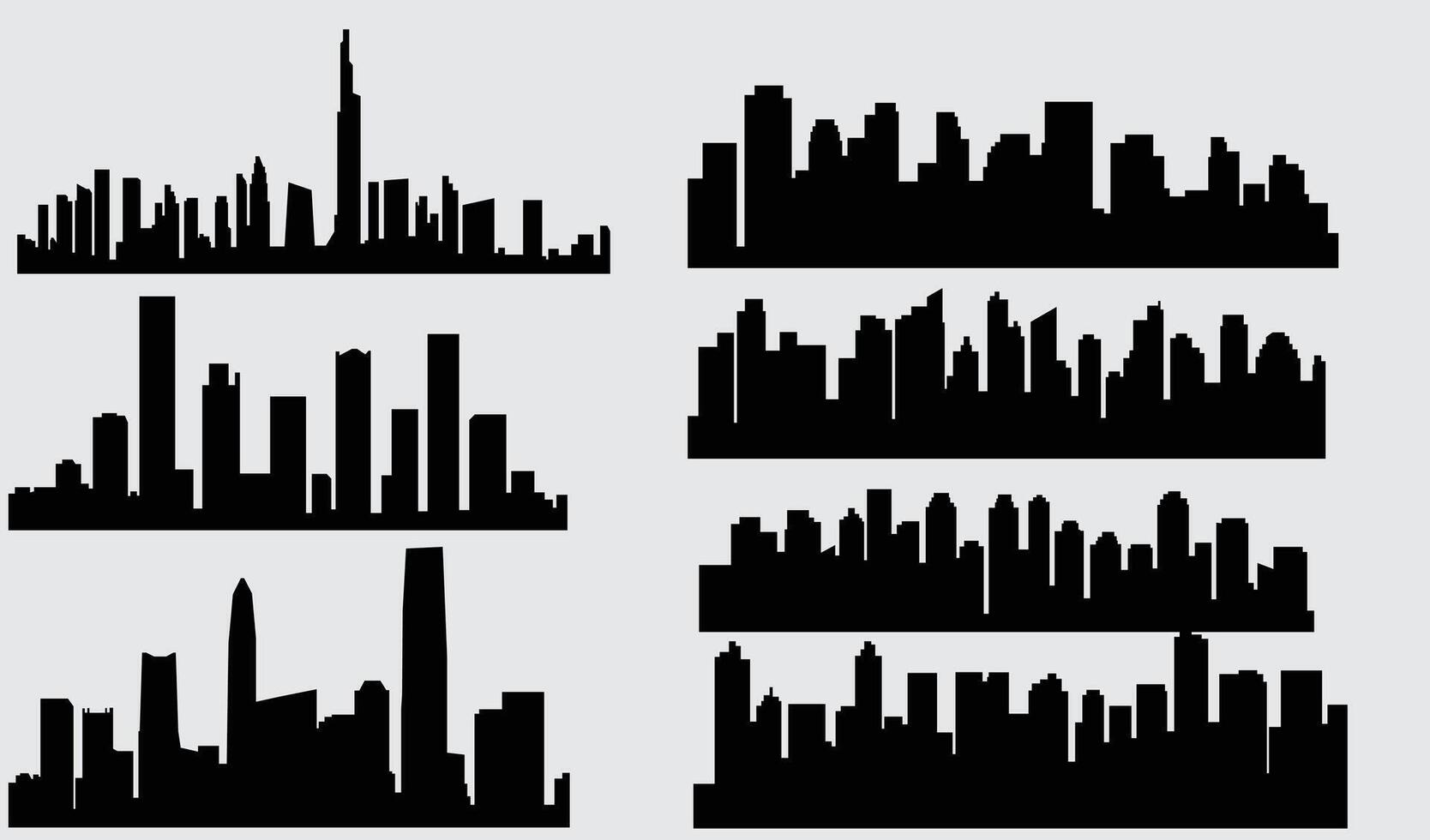 City Skyline Pack for Graphic Designers vector