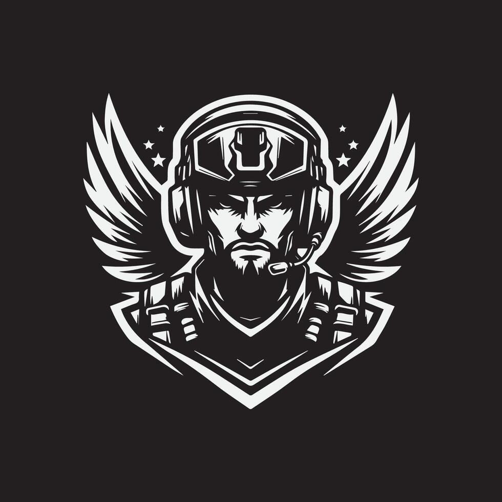 a logo for a gaming team vector