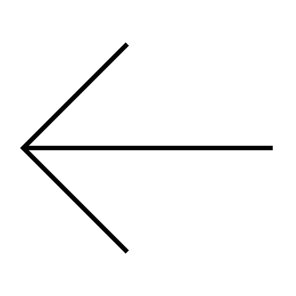 Geometric Linear Direction Arrow Icons for Clarity vector