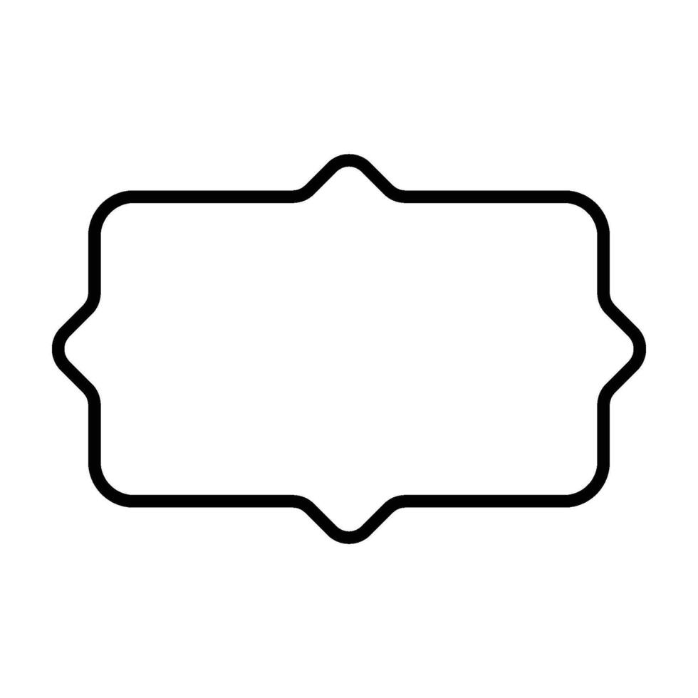 Artistic Line Shapes for Unique Labels vector