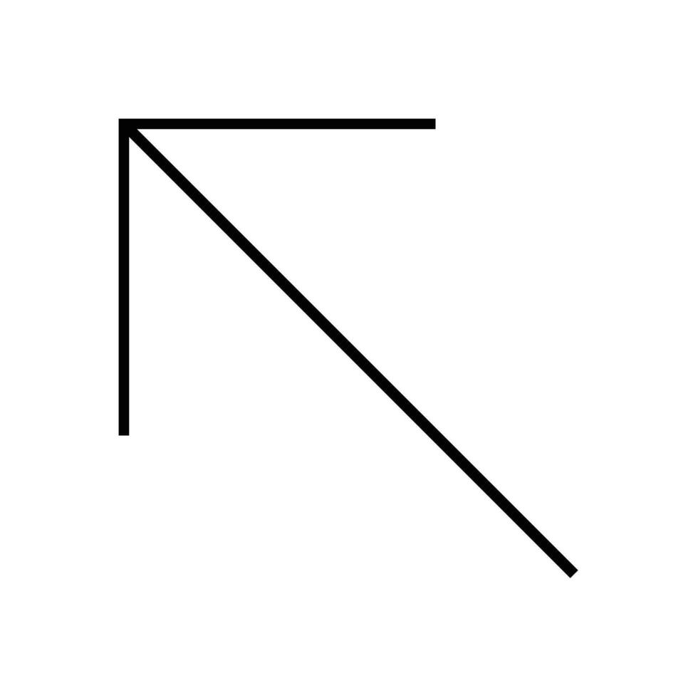 Simple Line Direction Arrows for Clean Visuals vector