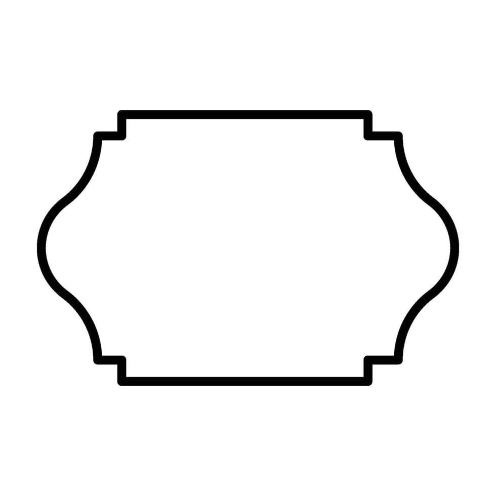Versatile Label Frames for Sleek UI Icons vector
