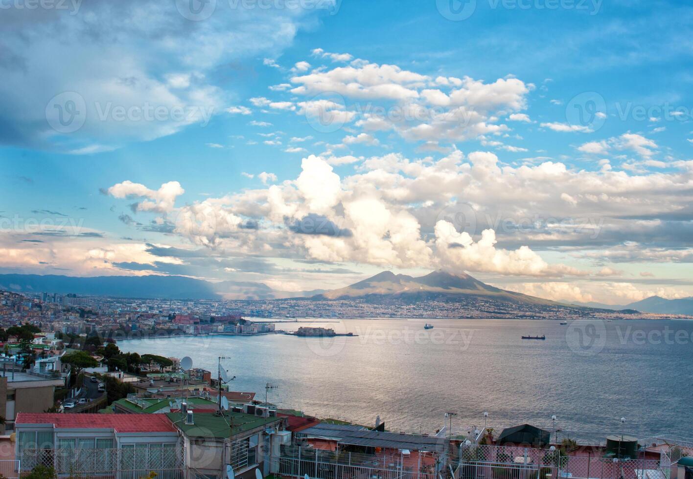 A cloudy blue sky photo