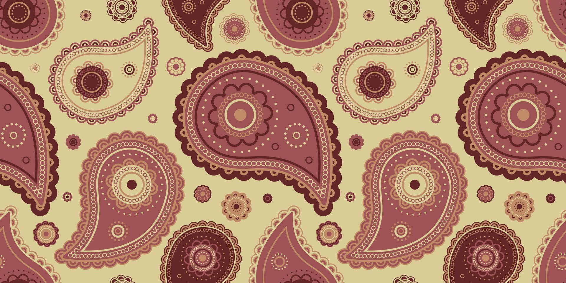 Henna paisley with stylish tradition. Art drawing as picture contrast. Creativity botanical of summer ornate. vector