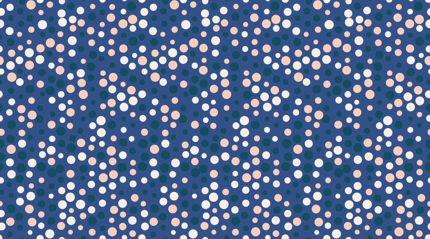 Seamless spotted pattern with abstract round shapes. Ideal for textile fabrics, wallpapers, or poster backgrounds with a creative geometric style. vector