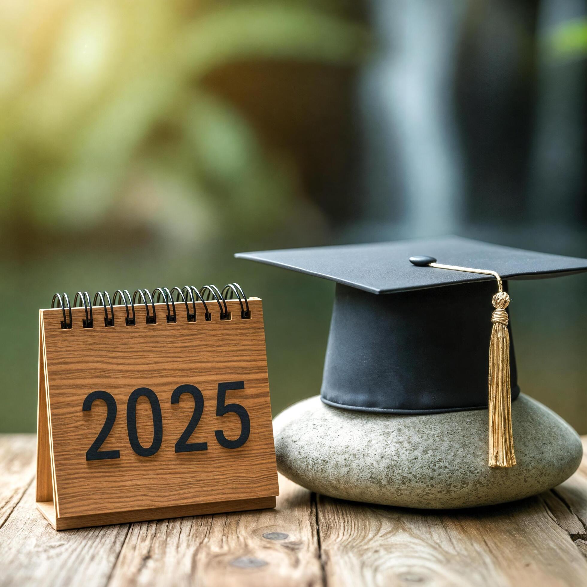 2025 Desk Calendar Graduation Cap 53475110 Stock Photo At Vecteezy 2025 Desk Calendar Graduation Cap Free Photo
