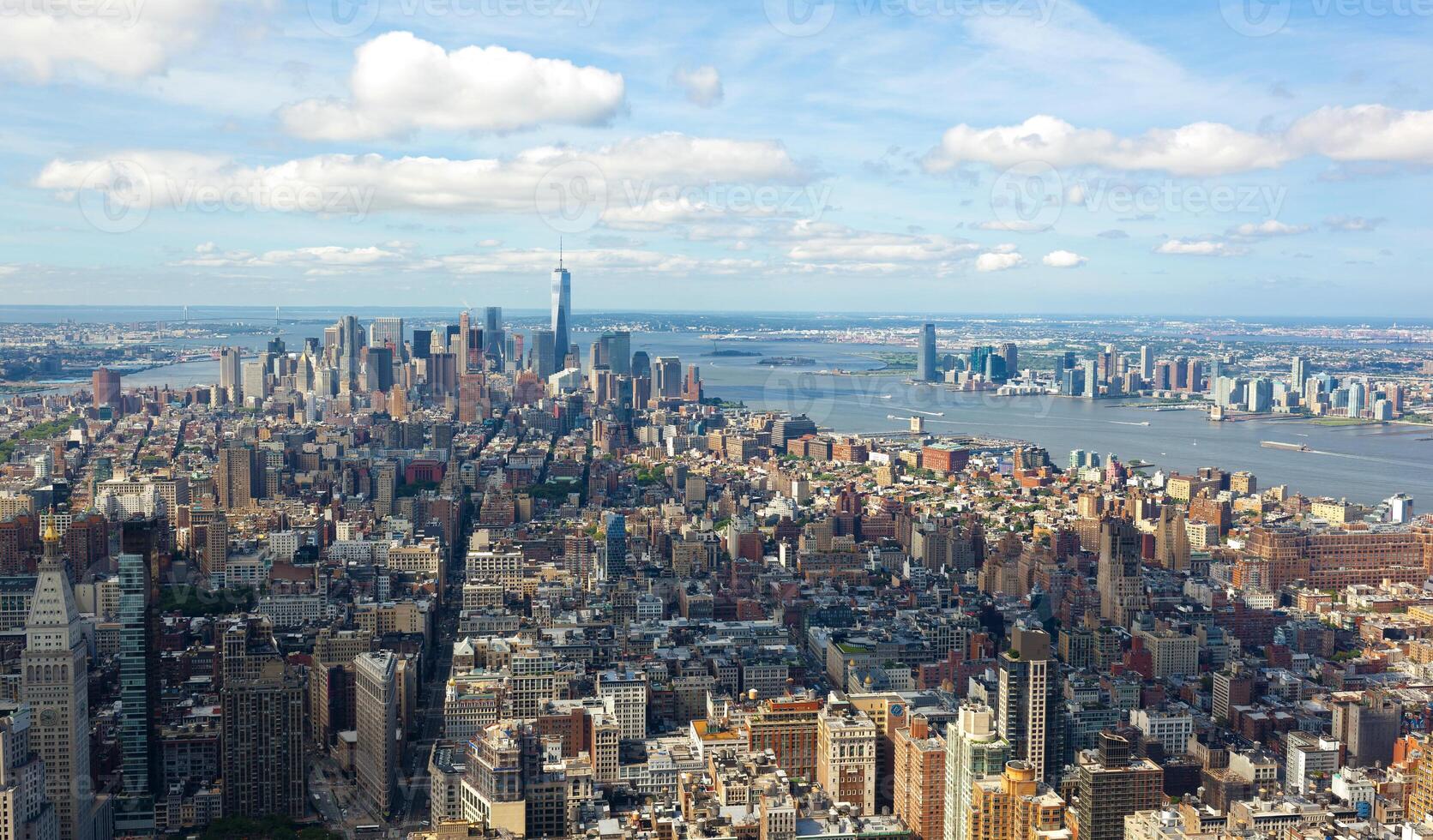 Cityscape view of Manhattan, New York City. photo
