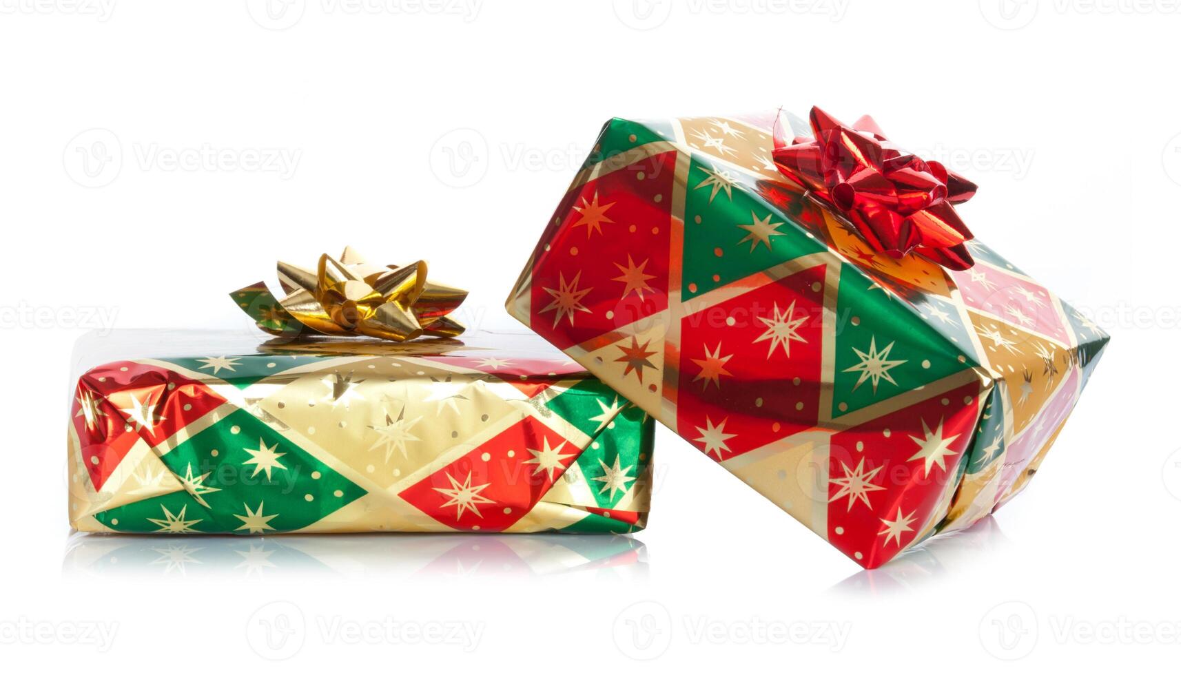 Colorful gift boxes photo